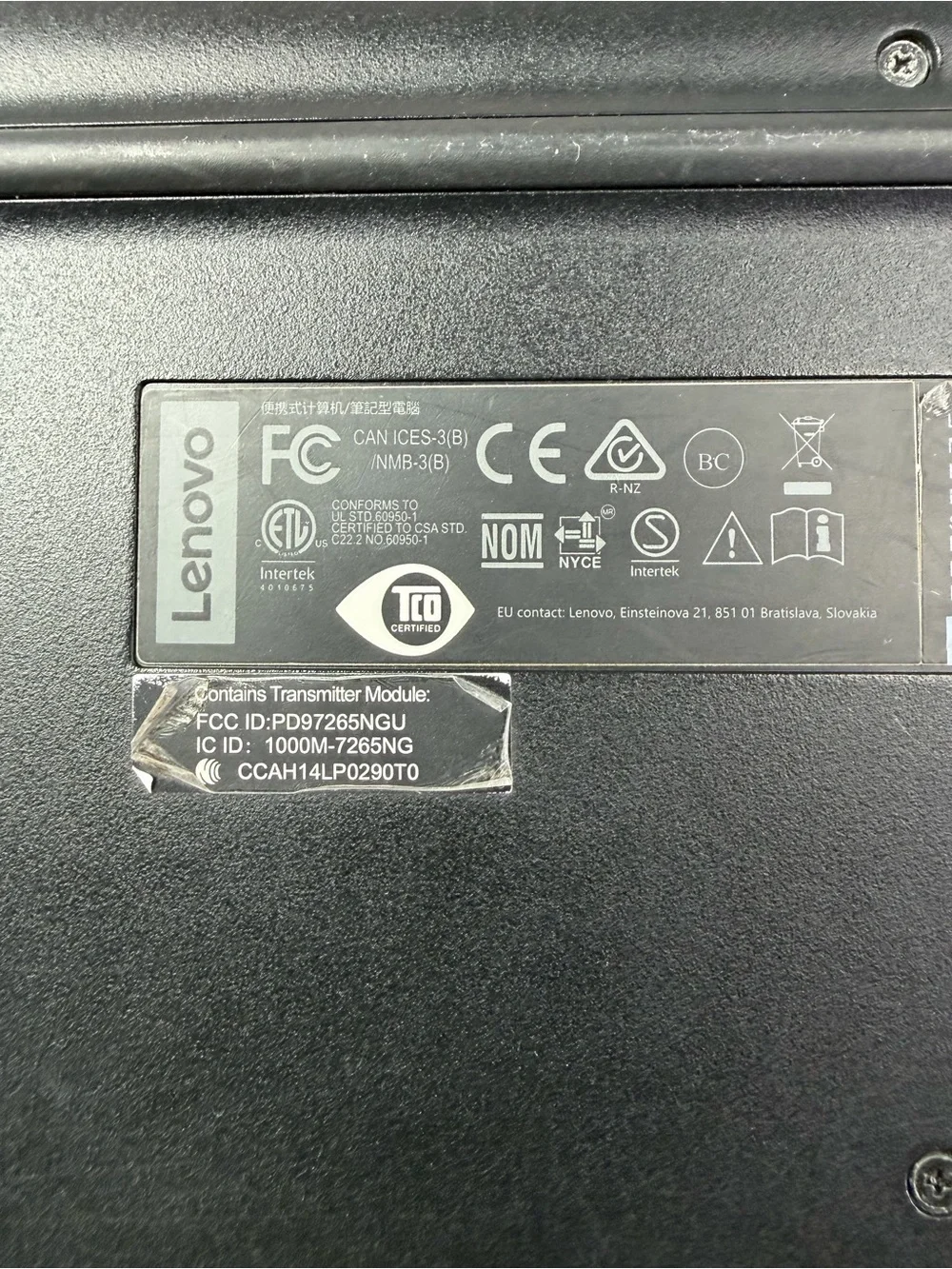Lenovo Black Chromebook Laptop with Camera “Comes With Aftermarket C-Charger”